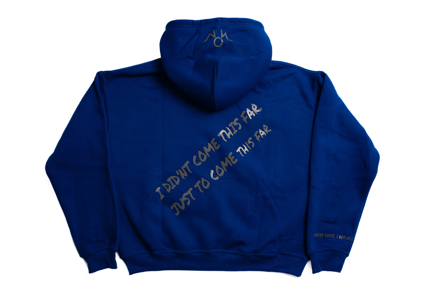 I Didn't Come This Far Oversized Hoodie (Cobalt Blue)