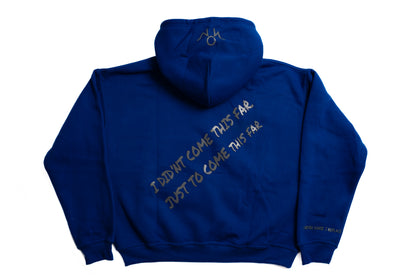 I Didn't Come This Far Oversized Hoodie (Cobalt Blue)