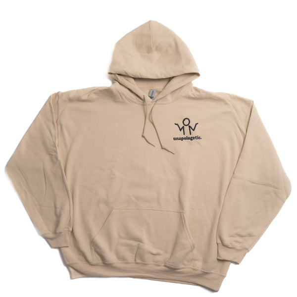 Unapologetic Embroidered Sand Hoodie
